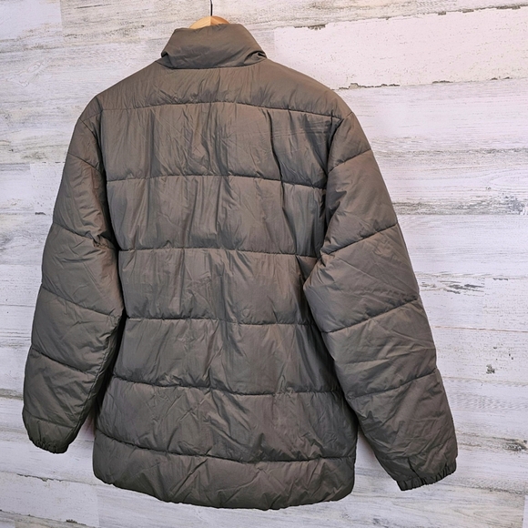 Madewell Mens Quilted Puffer Jacket In Cargo Green Medium Primaloft Gorpcore - Picture 6 of 15